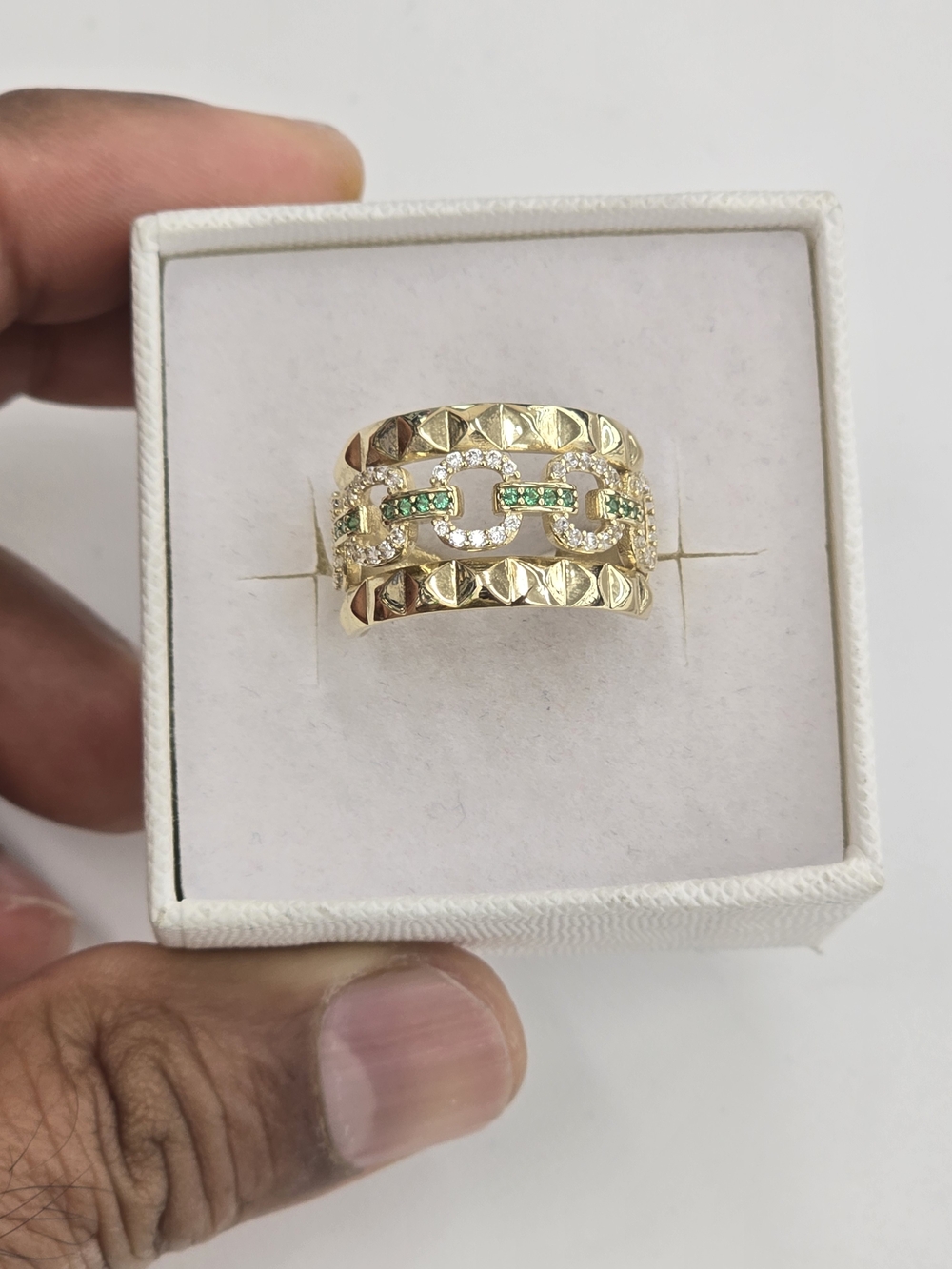 10k Real Gold Fancy Ring For Women
